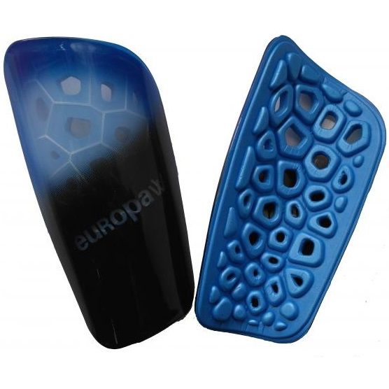 

Щитки футбольные Europaw light черно-голубые
