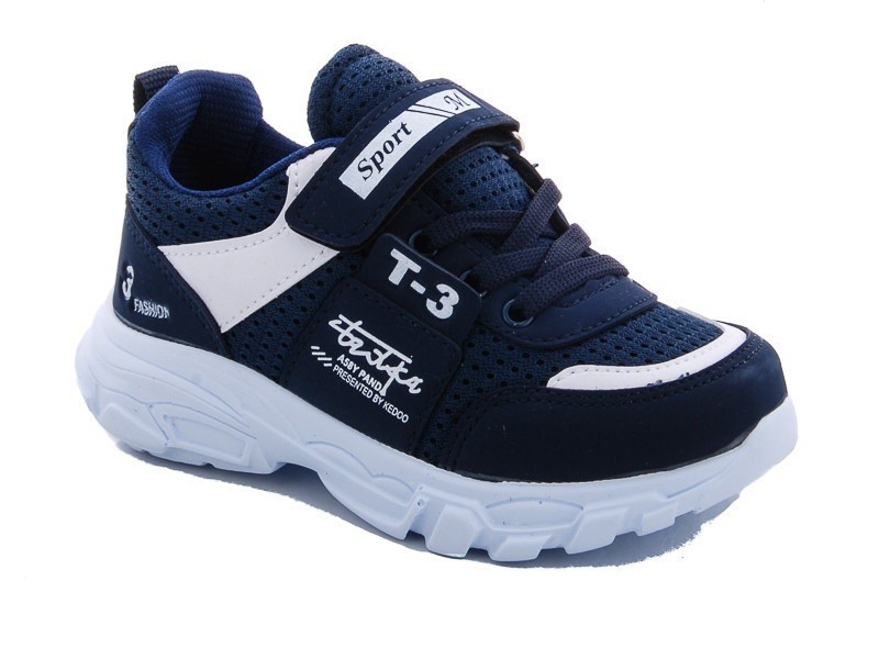 

Кроссовки для мальчика Sport T-3 синий цвет с белыми вставками размер 29 (429935)