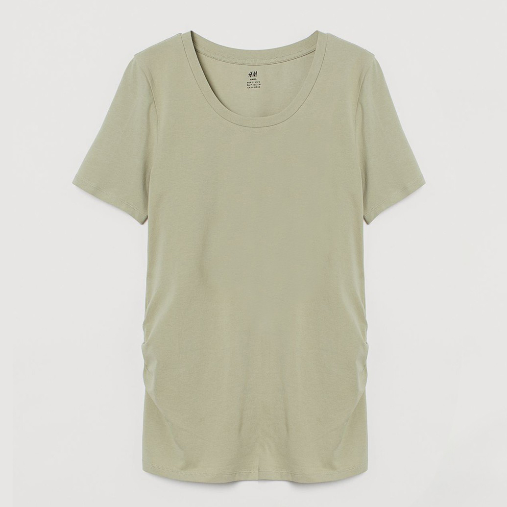 

Футболка для беременных H&M 8519363abr  Светло-зеленая, Футболка для беременных H&M 8519363abr XS Светло-зеленая