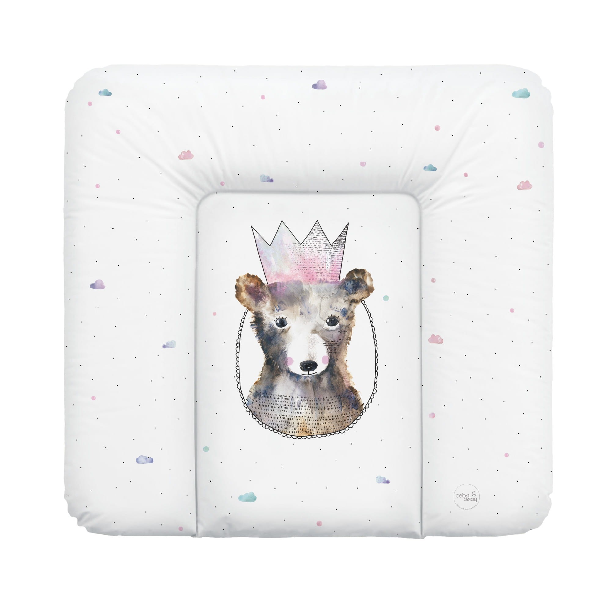 

Матрас пеленальный Ceba Baby 75x72 см мягкий на комод Princess