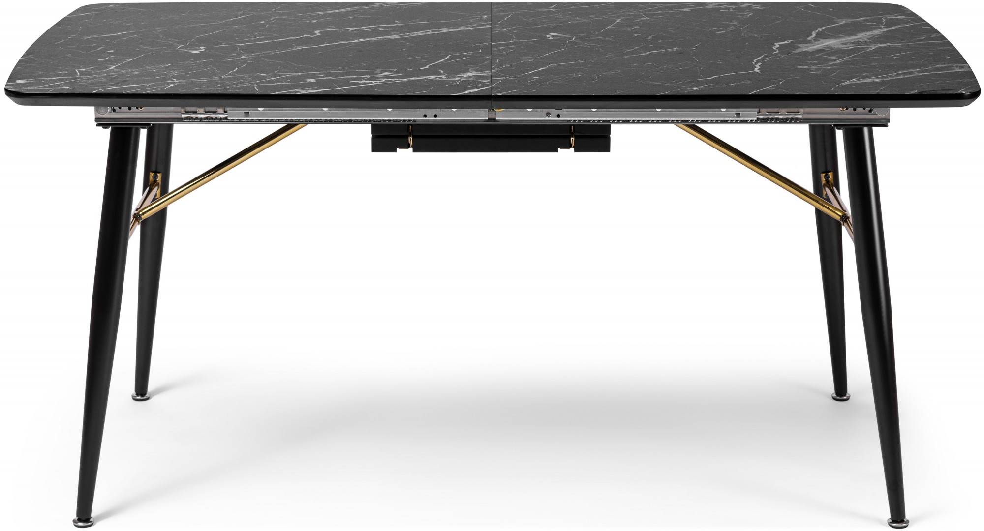 

Стіл обідній, Black marble melamin розкладний 8-10 місць 160 см Jade