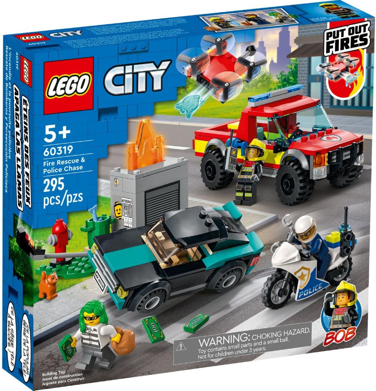 

Lego City Пожарная бригада и полицейская погоня 60319