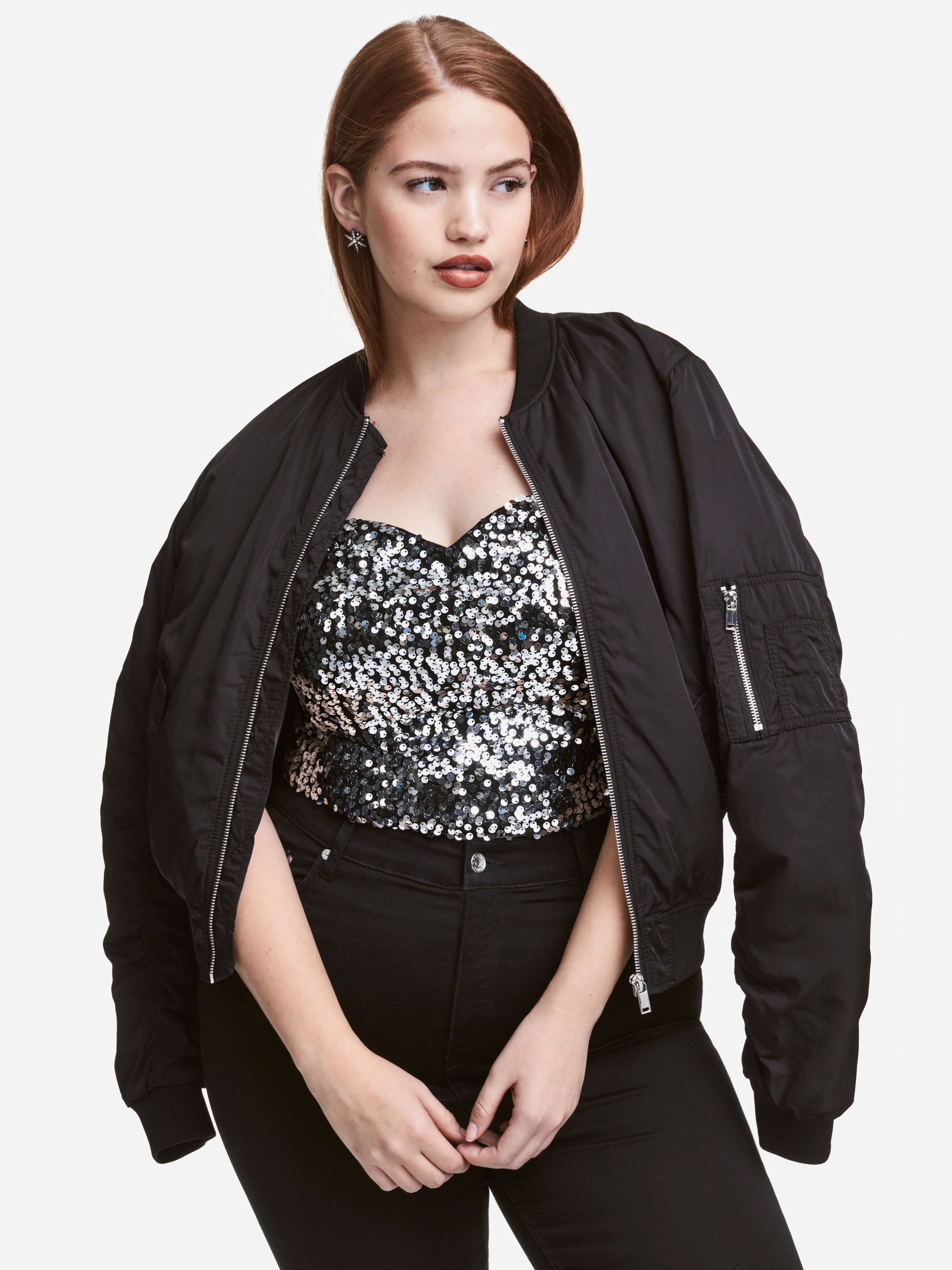 

Топ H&M XAZ087933LOFS  Черный с серебристым, Топ H&M XAZ087933LOFS 2XL Черный с серебристым