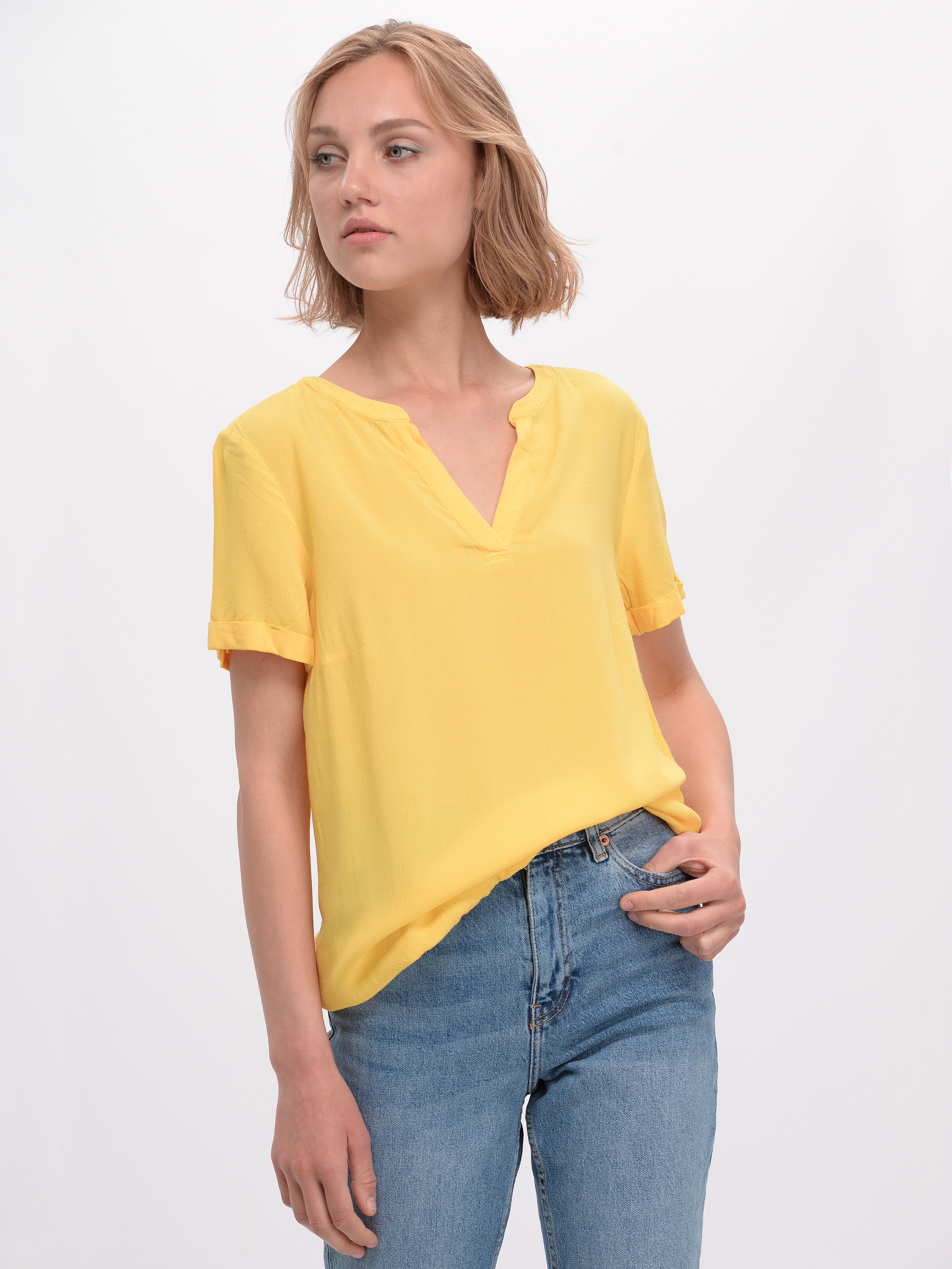 

Блузка Tom Tailor tt01120143 36 Желтая