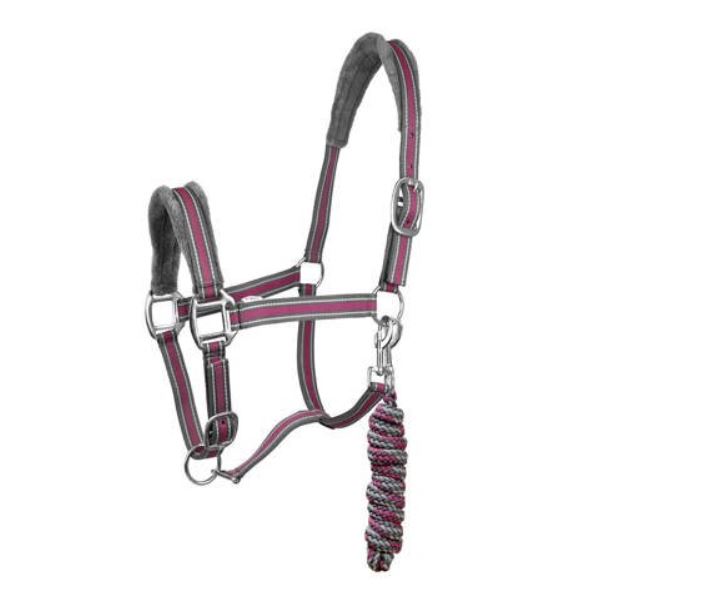 

Набор недоуздок и чомбур Calipso YORK Calipso Pink Cob Cob Розовый Yo3290602