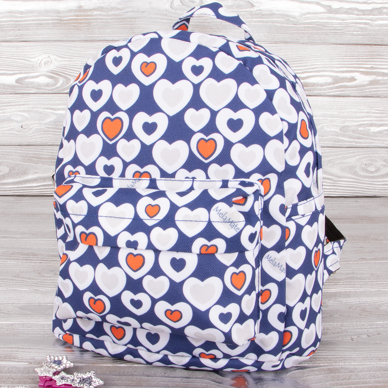 

Рюкзак Tiger Mini Print Melamate сердечка