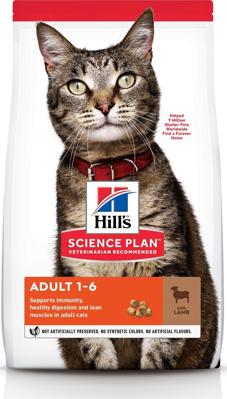 

Hills Feline Adult корм для взрослых кошек с ягненком и рисом - 3 кг