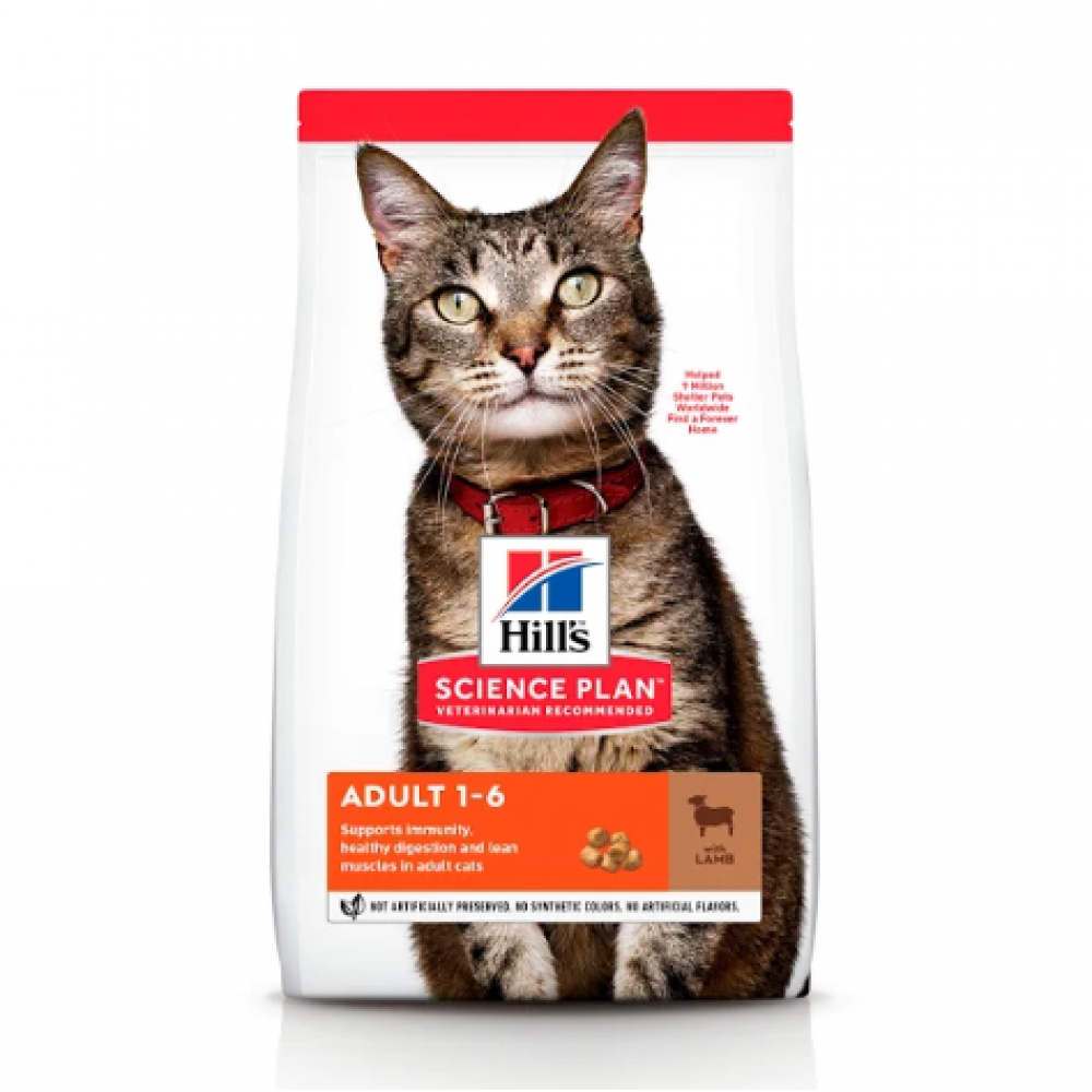 

Hills Feline Adult корм для взрослых кошек с ягненком и рисом - 1,5 кг