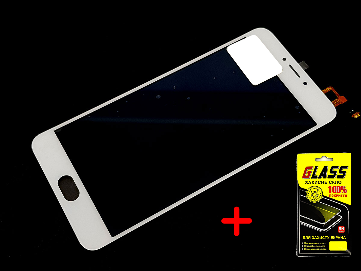 

Дисплей с сенсором тачскрином (дисплейный модуль) Power для Meizu M3 Note L681 / L681H белый + защитное стекло