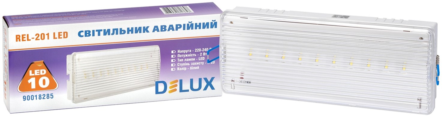 

Светильник аварийный DELUX REL-201 2W 10 LED (90018285)