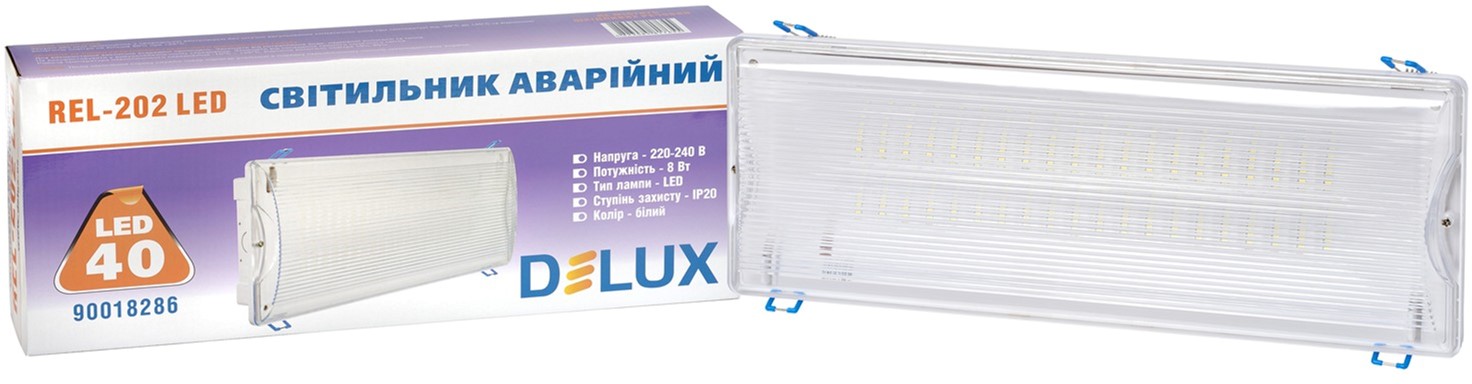 

Светильник аварийный DELUX REL-202 8W 40 LED (90018286)