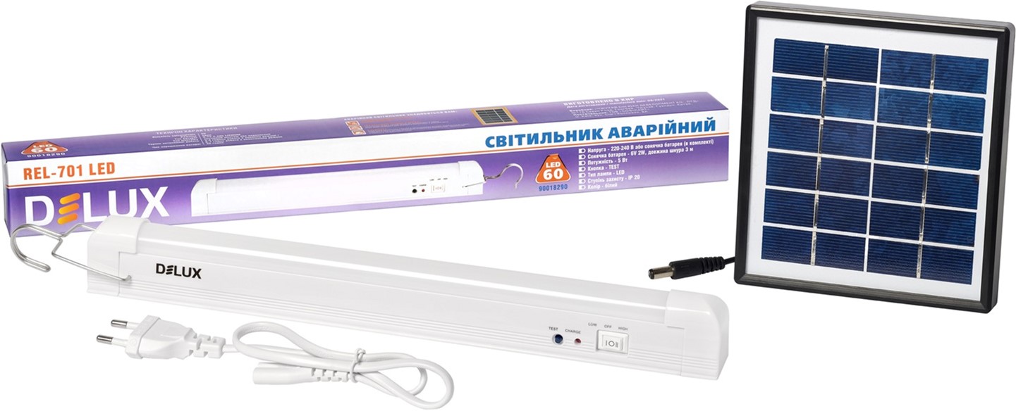 

Светильник аварийный DELUX REL-701 5W 60 LED (90018290)