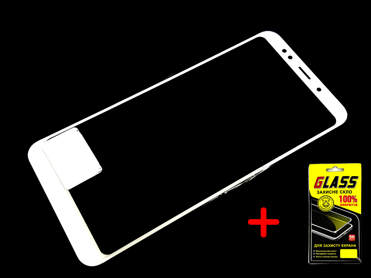

Дисплей с сенсором тачскрином (дисплейный модуль) Power для Xiaomi Redmi 5 Plus белый + защитное стекло