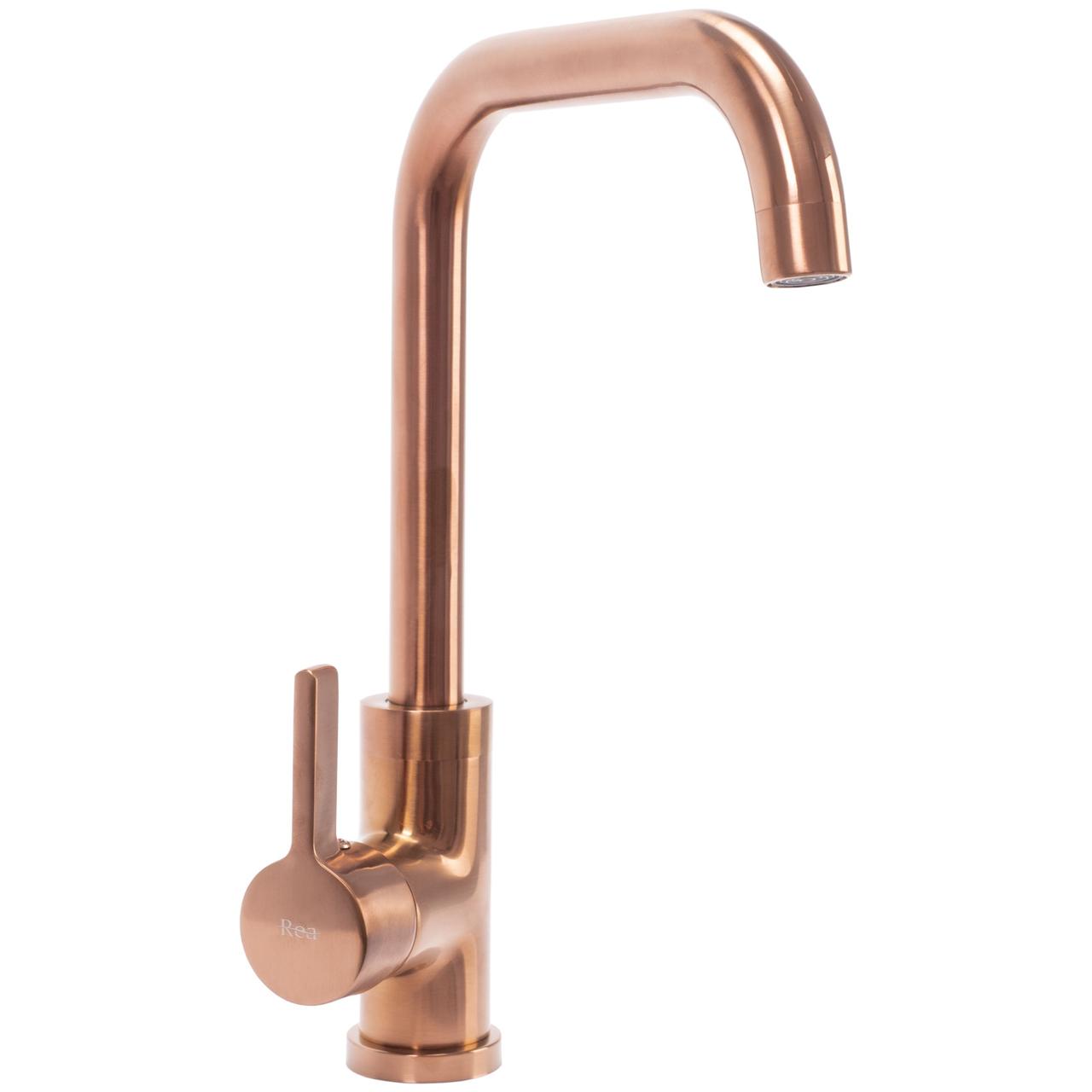 

Смеситель для раковины REA FOLK ROSE GOLD REA-B5151 розовое золото (84560)