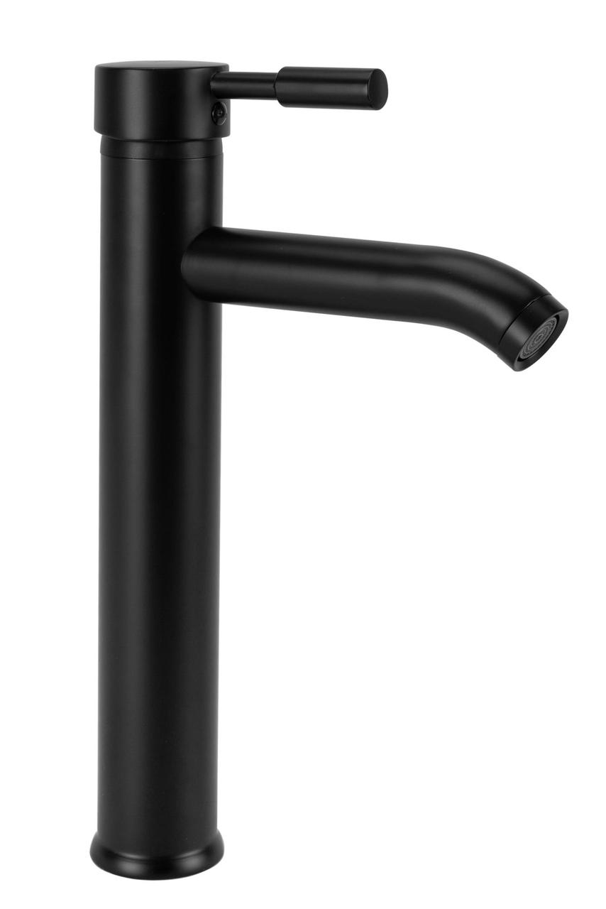 

Смеситель для раковины высокий Rea GRAFF BLACK REA-B8665 черный (84482)