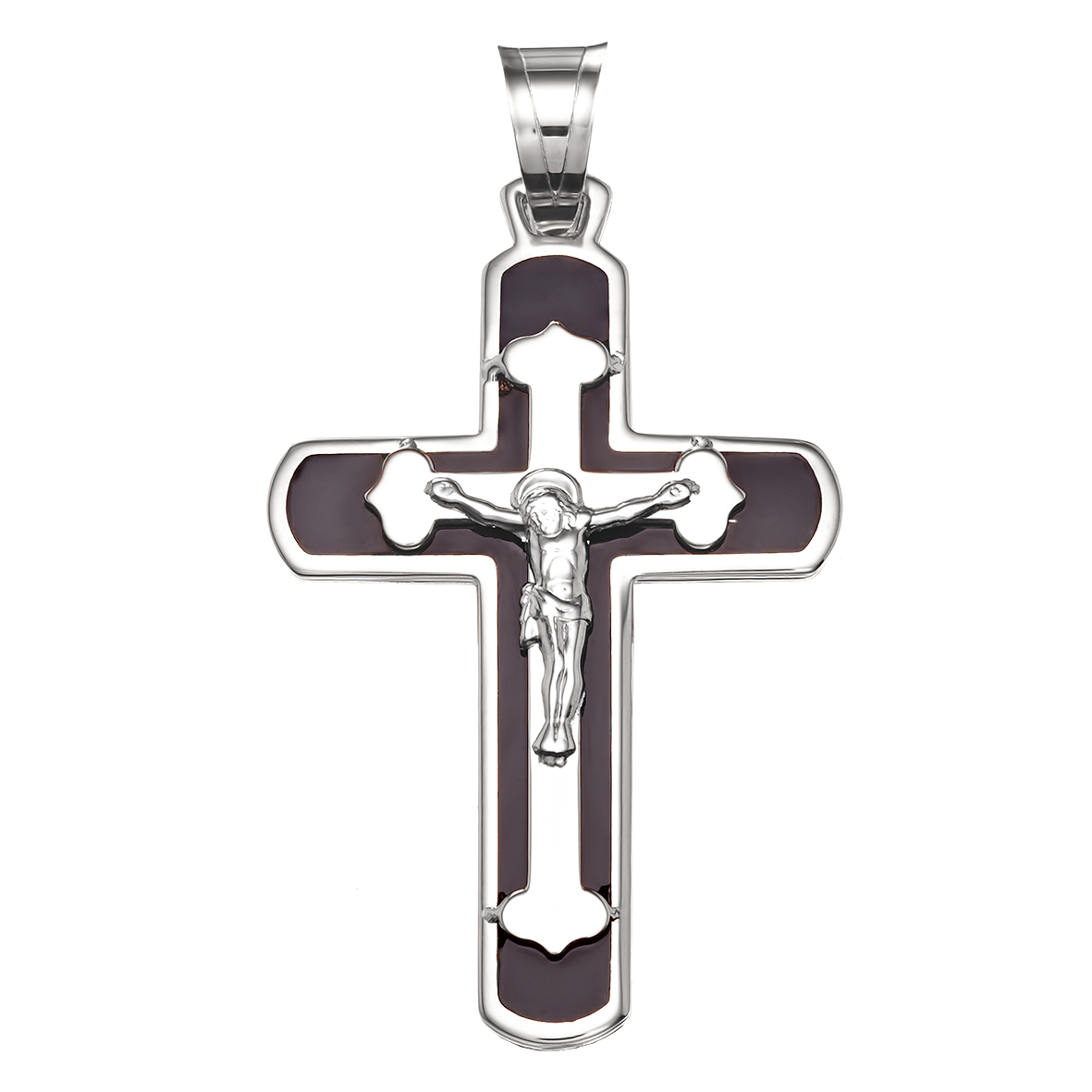 

Серебряный крестик с эмалью Tango Jewellery Company 210100А