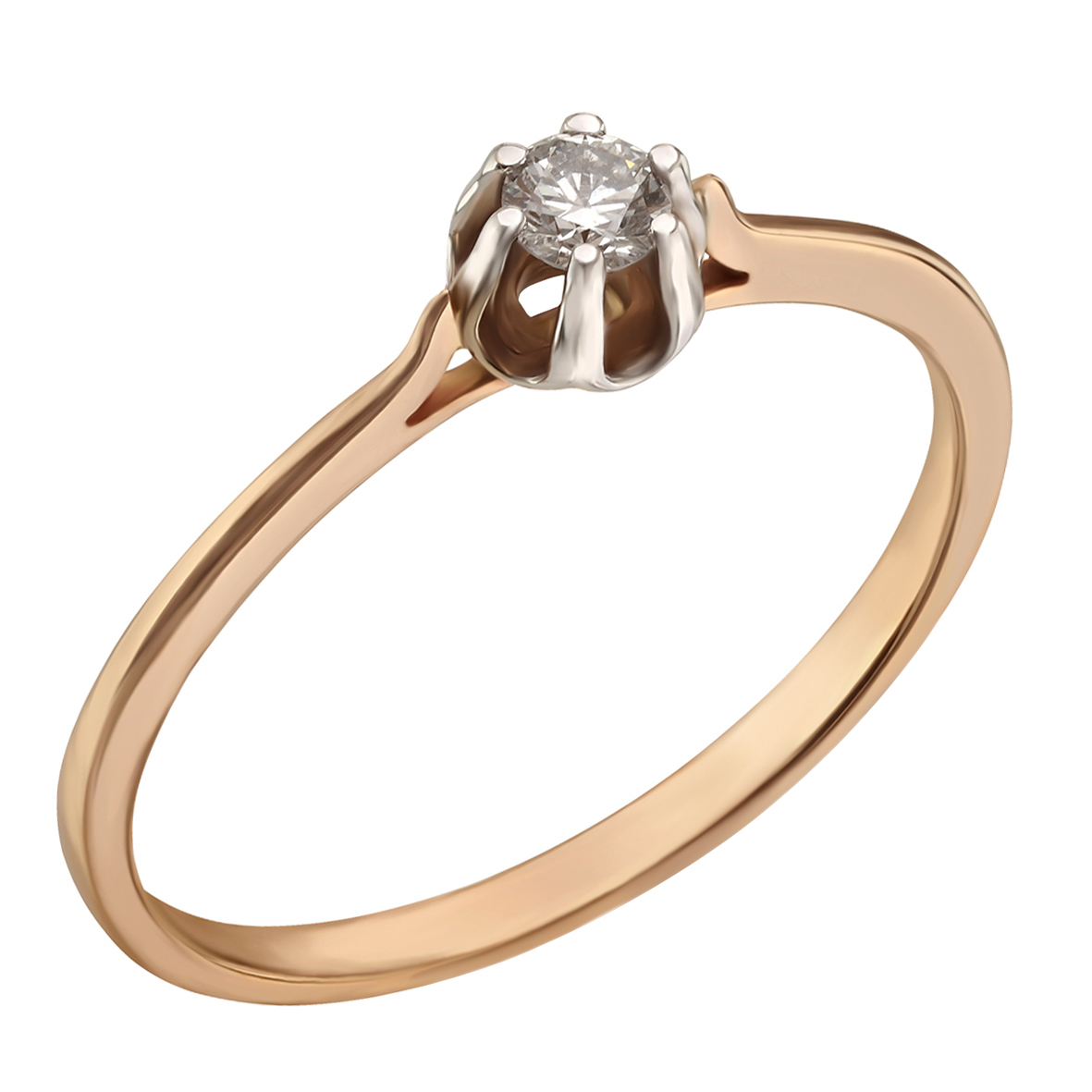 

Кольцо из красного золота с фианитом Tango Jewellery Company 330988 размер 18.5