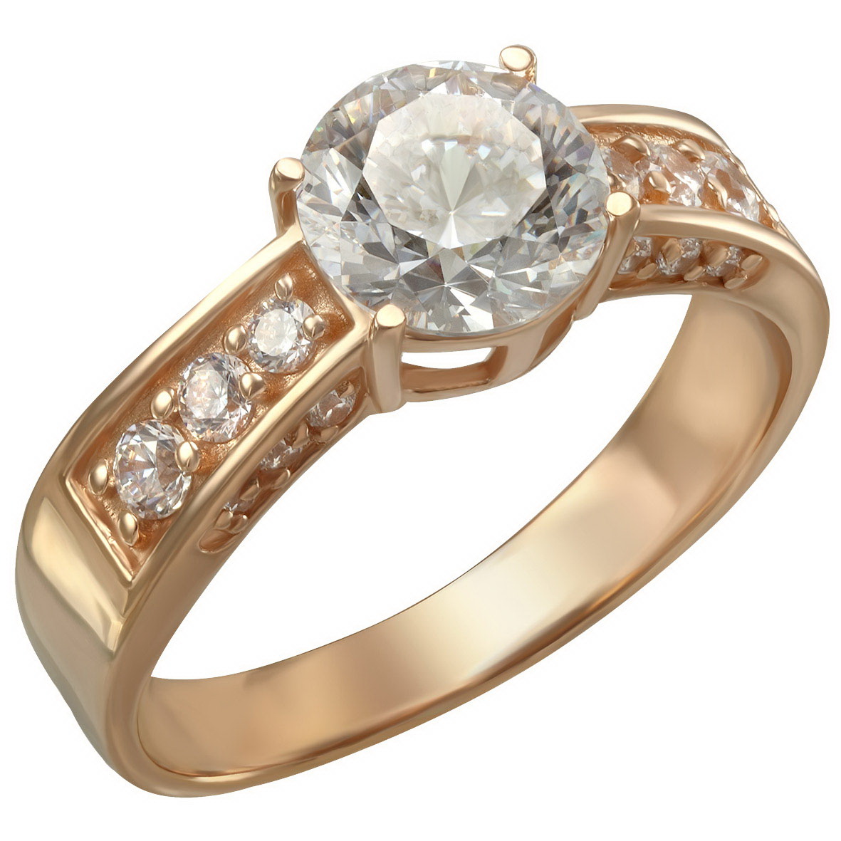 

Золотое кольцо с фианитами Tango Jewellery Company 380384 размер 18.5