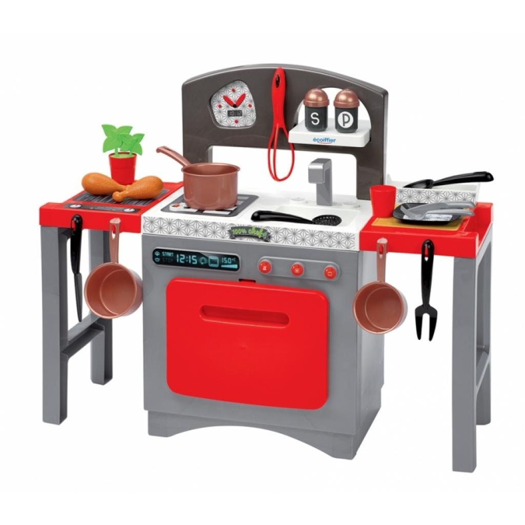 

Игровой набор Ecoiffier Кухня, диван, 100 Шеф, 24 аксес (001735)