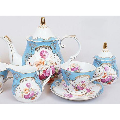 

Чайный сервиз Bona Gold Tea&Coffee Blue 15 предметов