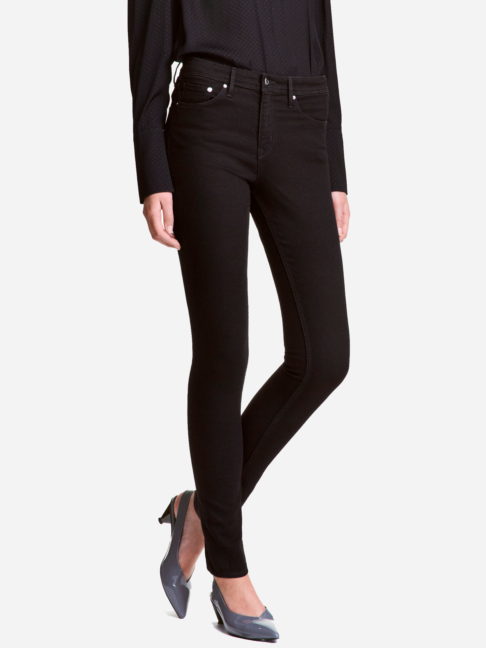 

Джинсы H&M 04-0399187-001 25/34 Черные (СА2000001465844)