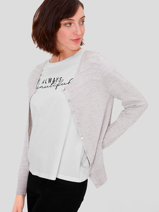 

Кардиган C&A 01-20FW77557-007  Серый (СА2000001907634, Кардиган C&A 01-20FW77557-007 S Серый (СА2000001907634)