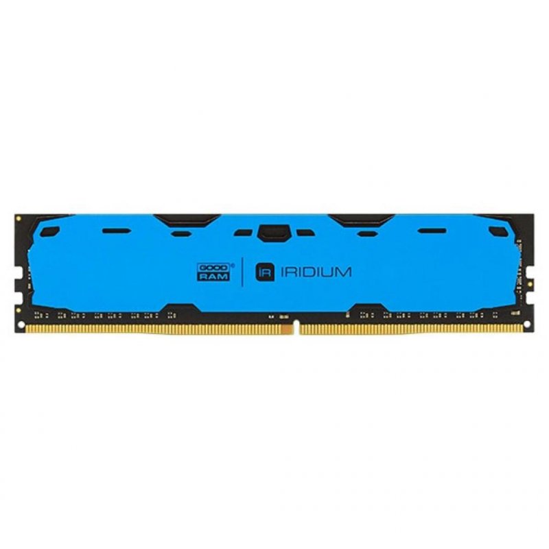 

Модуль памяти для компьютера DDR4 16GB 2400 MHz Iridium Blue GOODRAM (IR-B2400D464L17/16G)