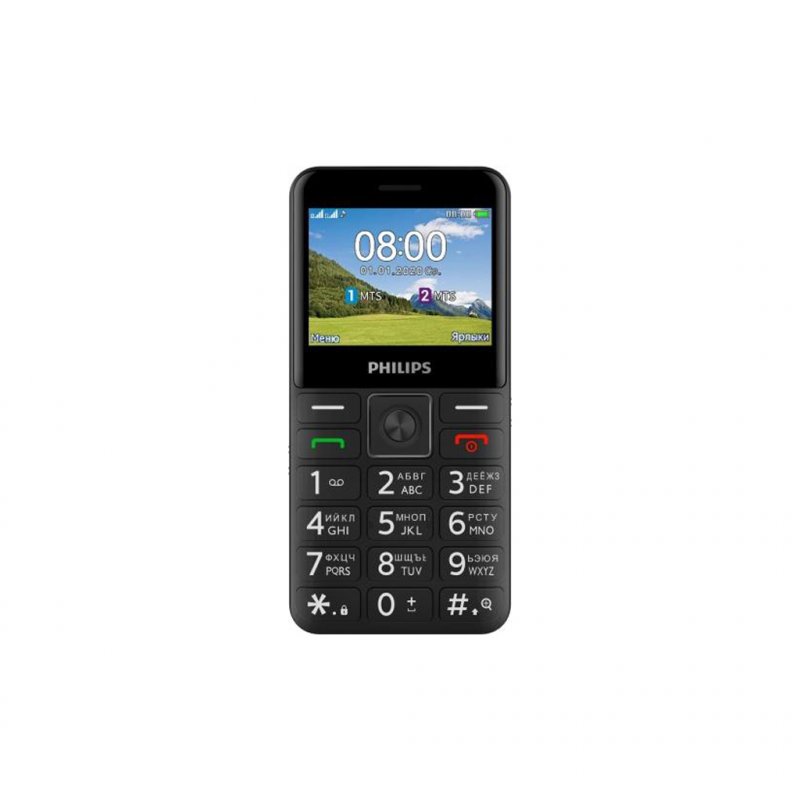 

Мобильный телефон Philips Xenium E207 Black