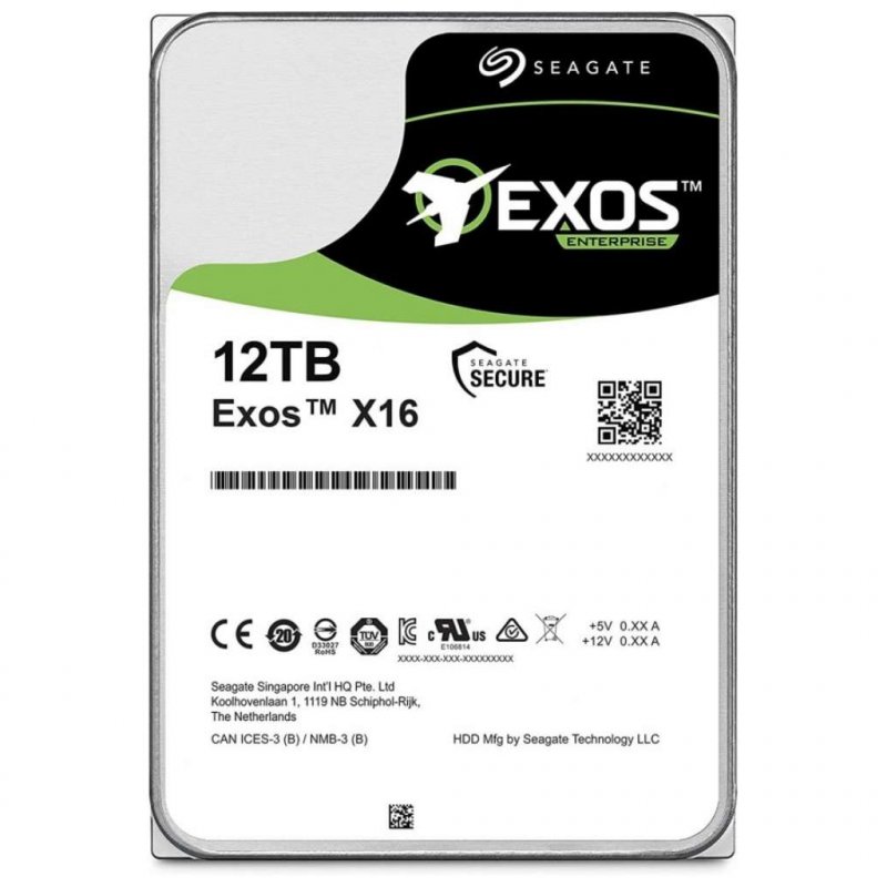 

Жесткий диск для сервера 3.5" 12TB Seagate (ST12000NM002G)