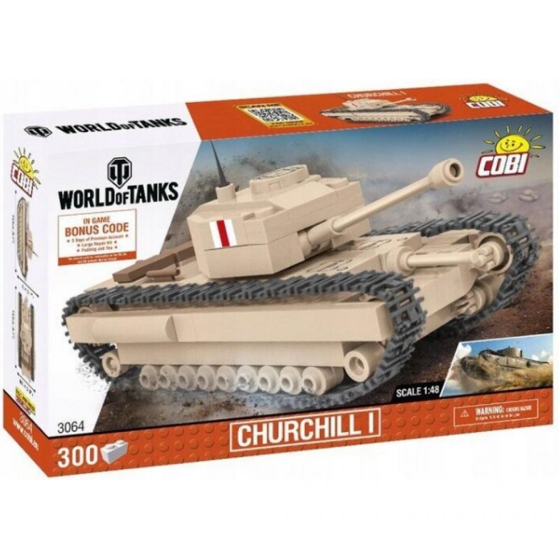 

Конструктор Cobi Танк Черчилль, 300 деталей (COBI-3064)