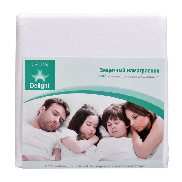 

Наматрасник U-TEK DELIGHT непромокаемый натяжной с бортом 120х200