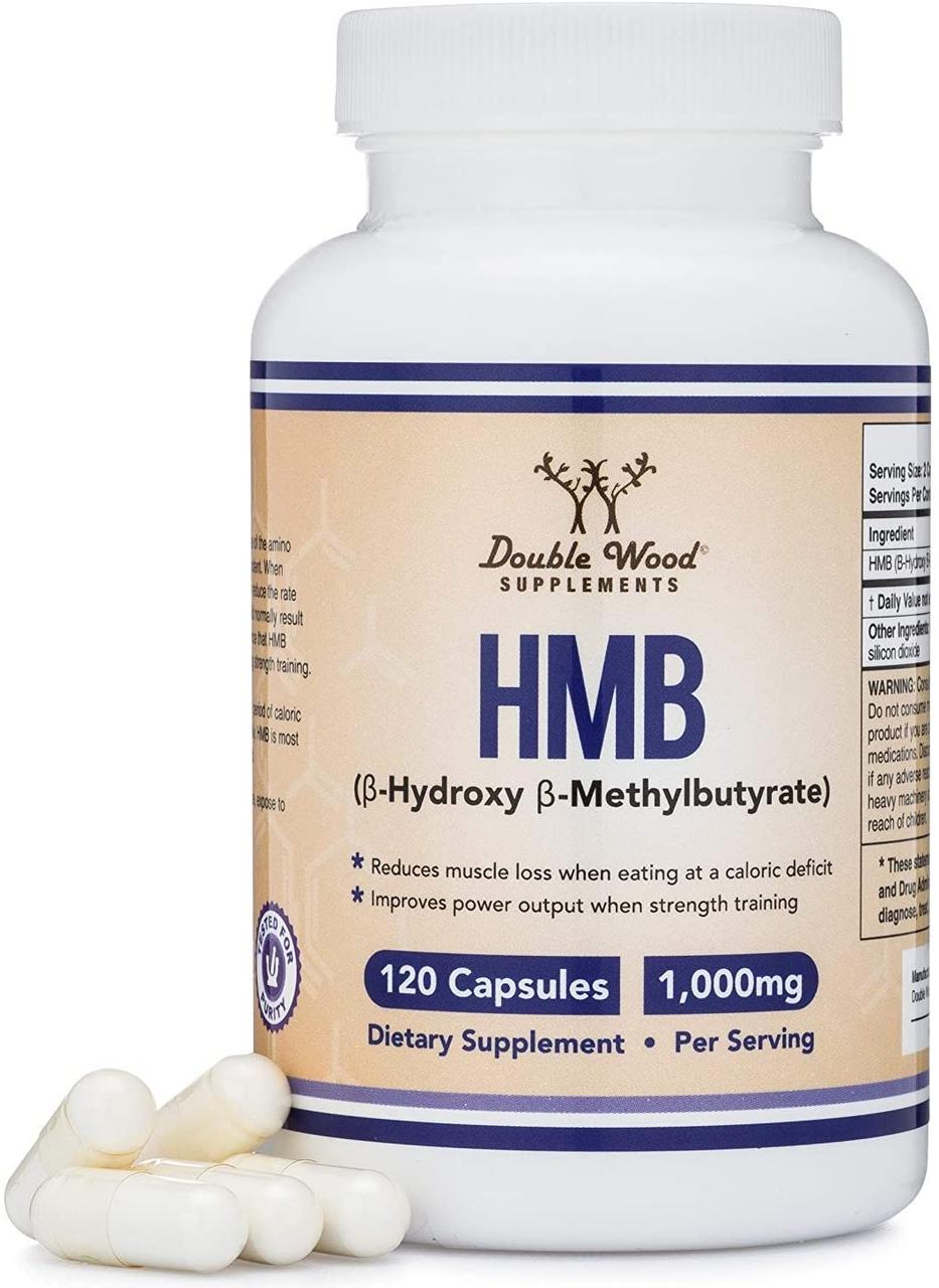 

Биологически активная добавка Double Wood Suplements HMB / Гидрокси метил масляная кислота 1000 mg 120 капсул