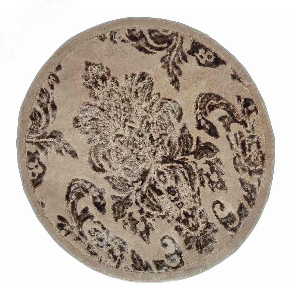 

Коврик в ванную круглый 120 см Osmanli Коричневый Arya AR-TR1004843-brown