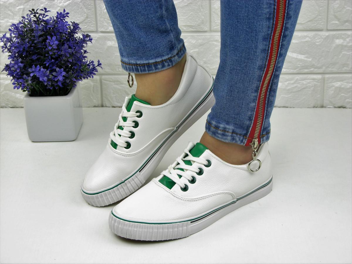 

Женские стильные кеды Fashion Pepita 1017 37 размер 23,5 см Белый