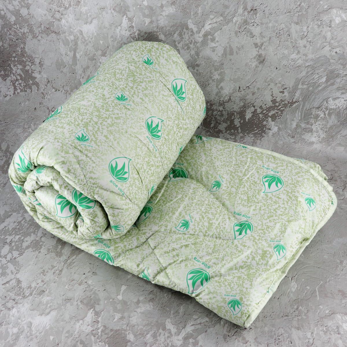 

Одеяло закрытое холлофайбер с пропиткой ALOE VERA (Микрофибра) Двуспальное 175х210 55069