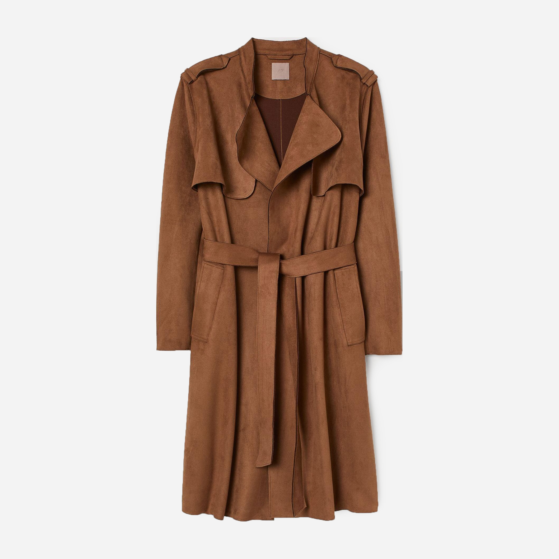 

Плащ H&M XAZ180331DWMU  Коричневый, Плащ H&M XAZ180331DWMU 2XL Коричневый