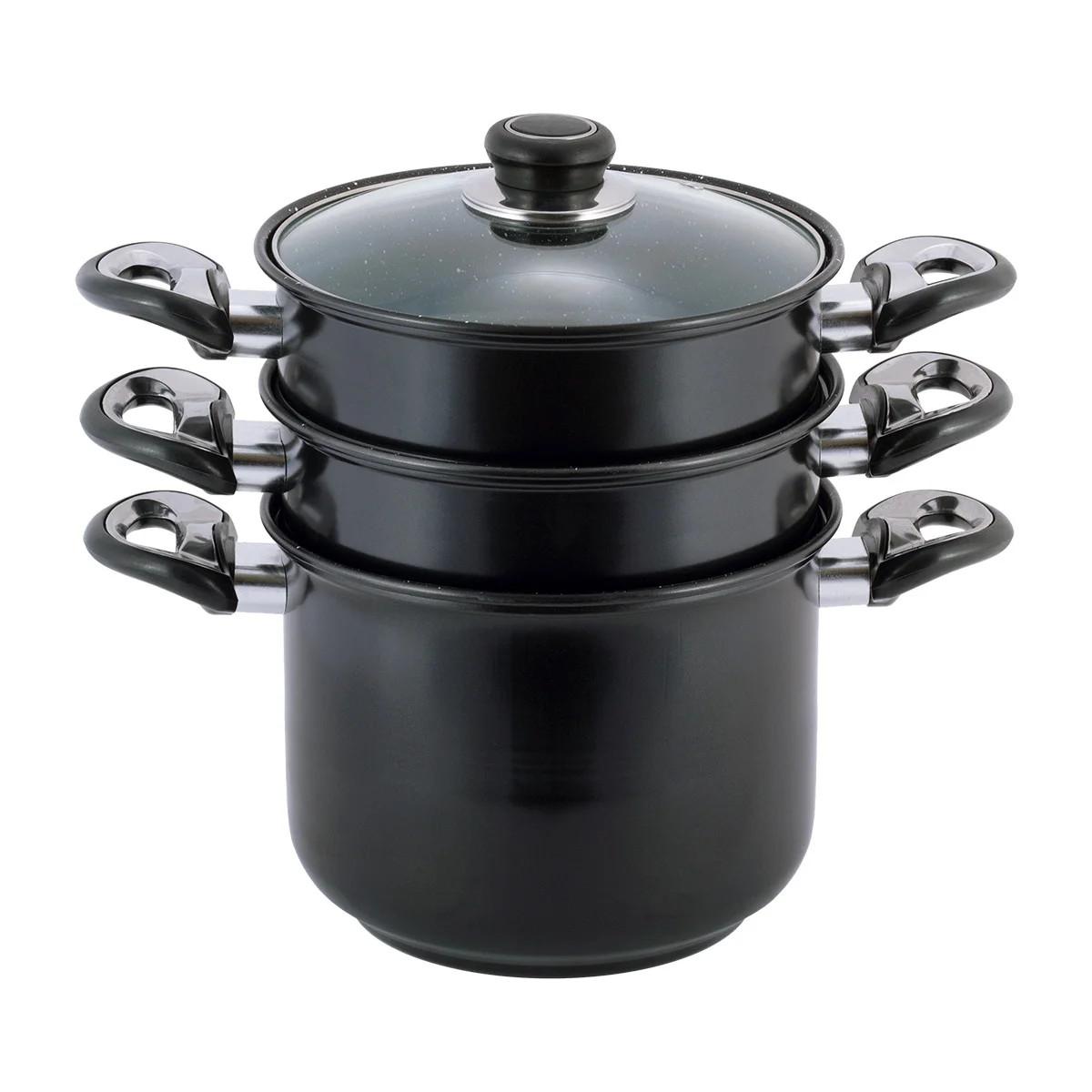 

Пароварка 3-х уровневая Kamille KM-5823 20х26.5 см