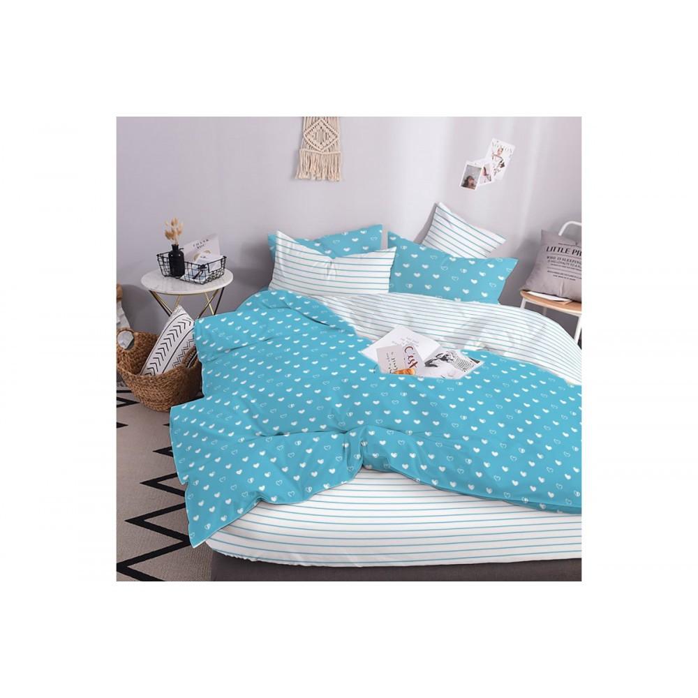 

Постельное белье евро ТЕП Cute Hearts 2-00880-21841 бязь 215х200 см
