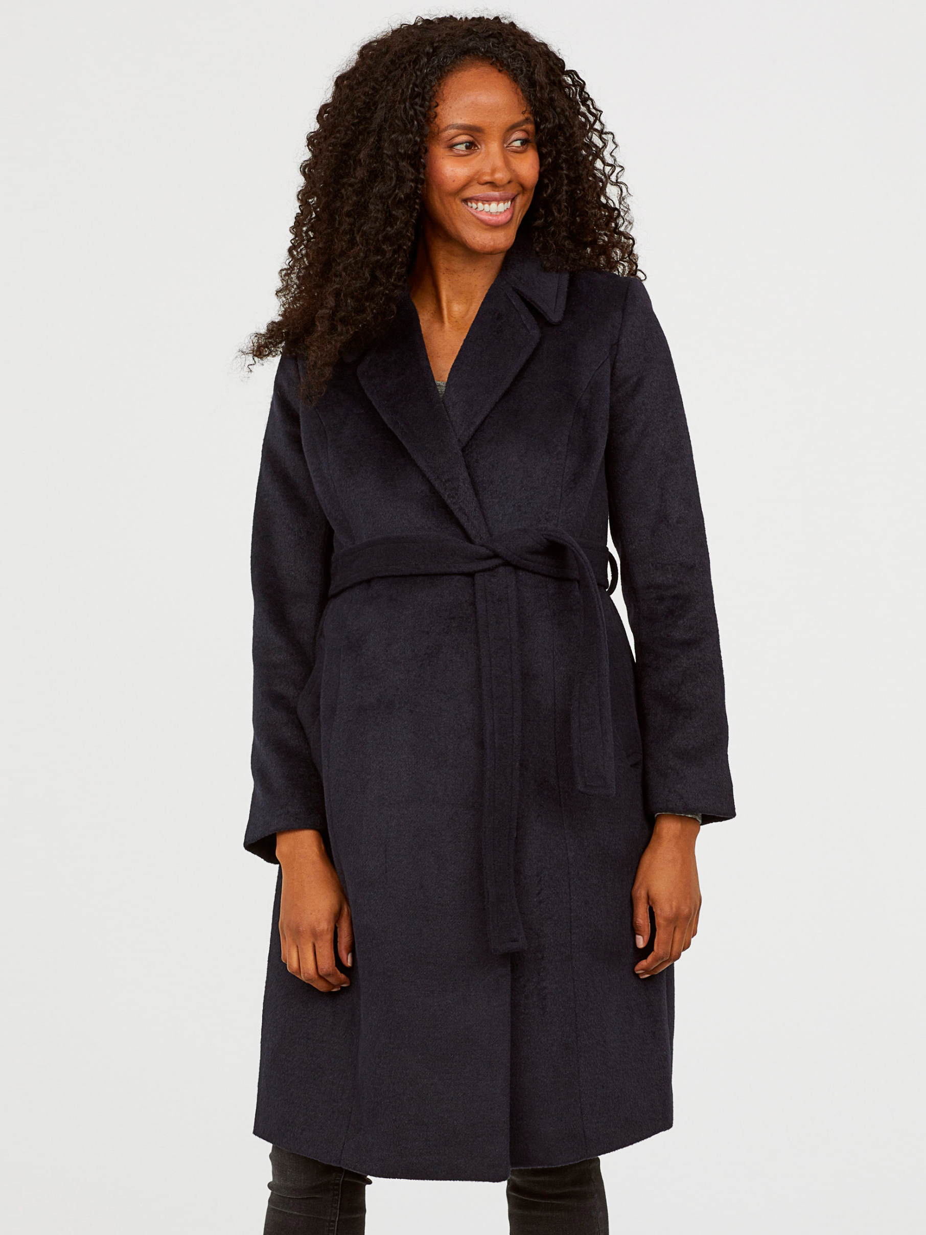 

Пальто H&M 5036546  Темно-синее, Пальто H&M 5036546 L Темно-синее