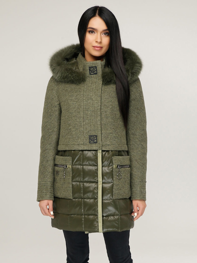 

Куртка Favoritti П-1069н/м  Оливковая, Куртка Favoritti П-1069н/м 44 Оливковая