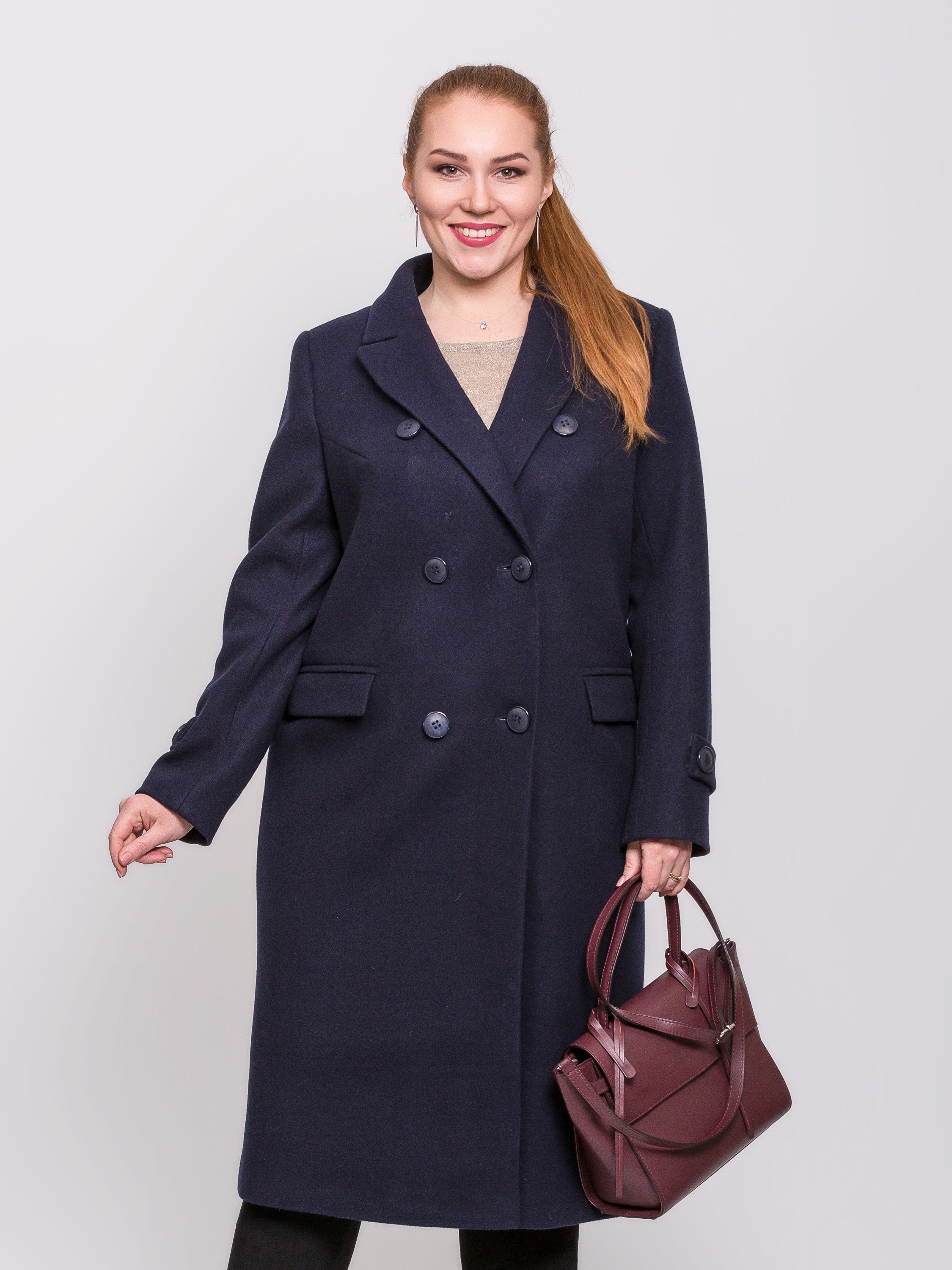 

Пальто Mangust 1352  Navy, Пальто Mangust 1352 48 Navy