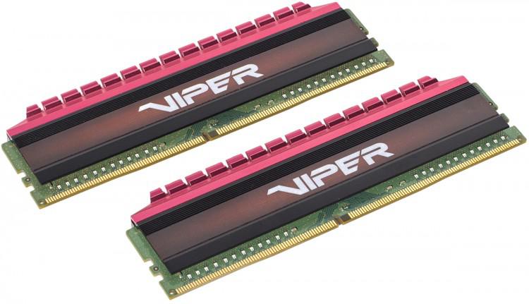 

Память PATRIOT 16 GB (2x8GB) DDR4 3000 MHz Viper 4 (PV416G300C6K)