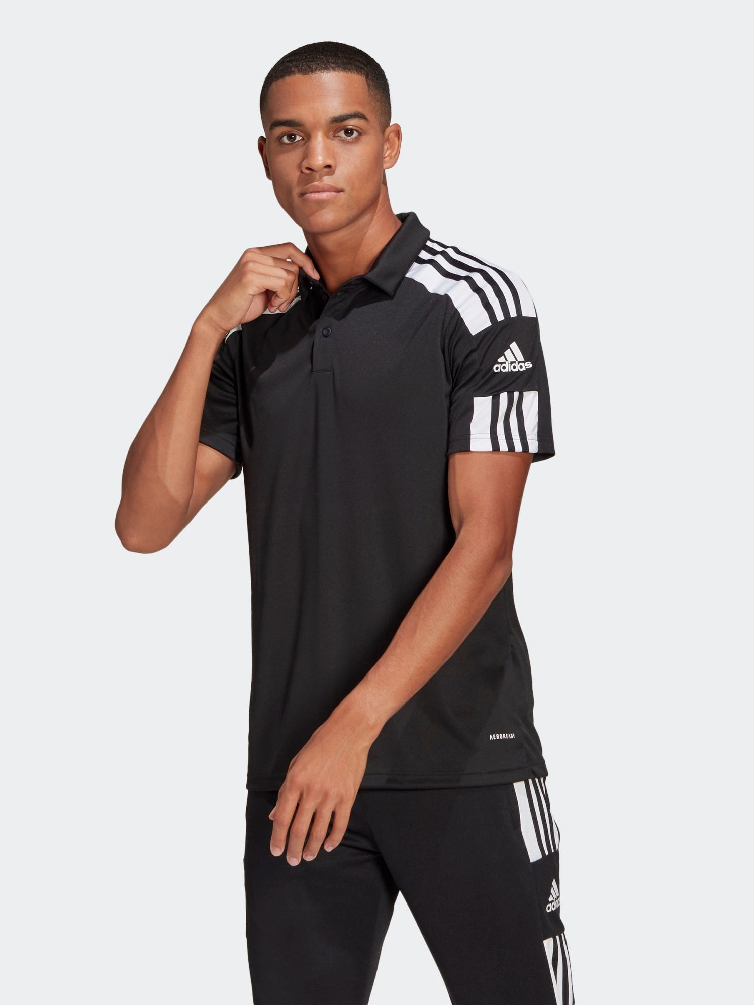 

Поло Adidas Sq21 Polo GK9556  Black/White, Поло Adidas Sq21 Polo GK9556 XL Black/White