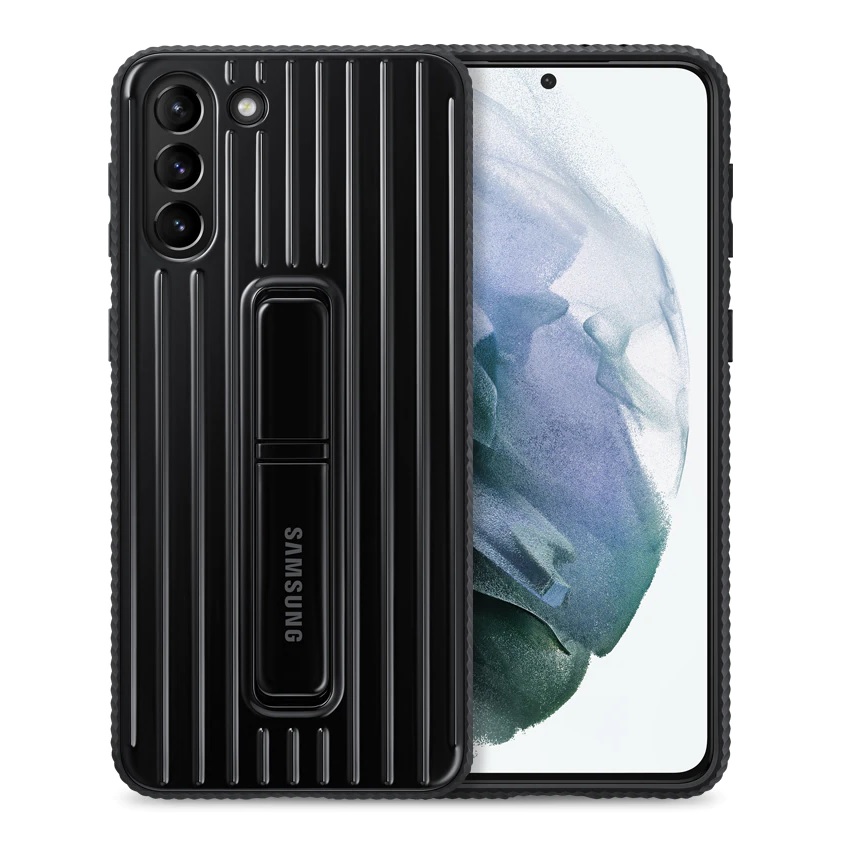 

Чехол противоударный с подставкой Official Protective Rugged Standing Cover EF-RG996CBEGRU для Samsung Galaxy S21 Plus Black