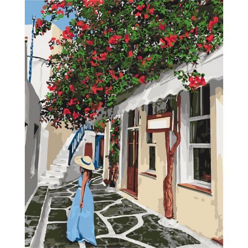 

Картина по номерам Уютными улочками (КНО2263)