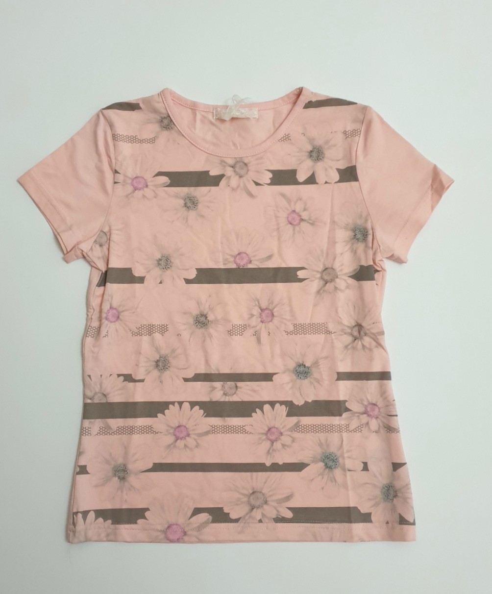 

Футболка Emma girl 7523 128/134 см Розовая