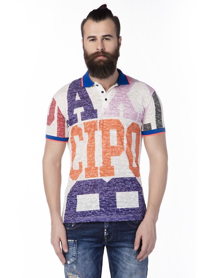 

Поло Cipo&Baxx CT219  Цветное, Поло Cipo&Baxx CT219 S Цветное