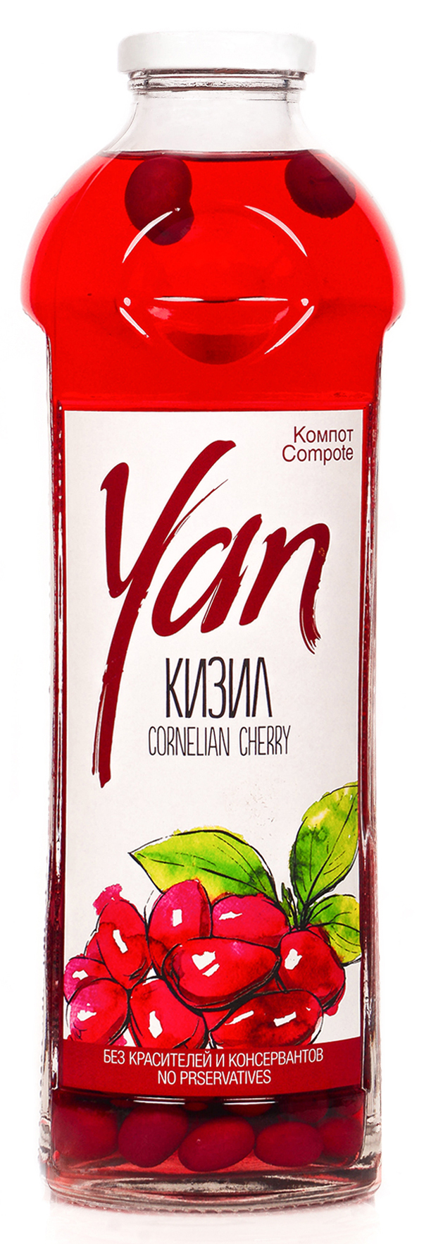 Компот из кизила Yan 930 мл (4850001114222)