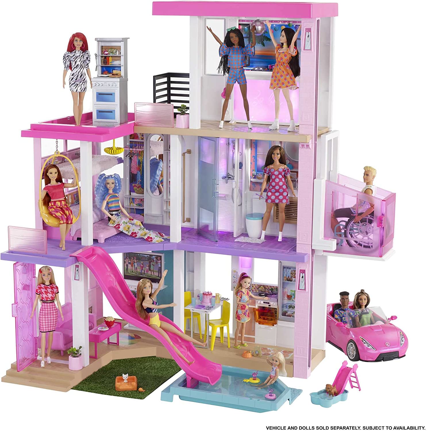 Игровой набор Барби Современный Дом мечты Barbie Dreamhouse Playset with  Pool & Slide 2021 (GRG93) – фото, отзывы, характеристики в  интернет-магазине ROZETKA от продавца: Вuy here | Купить в Украине: Киеве,  Харькове,