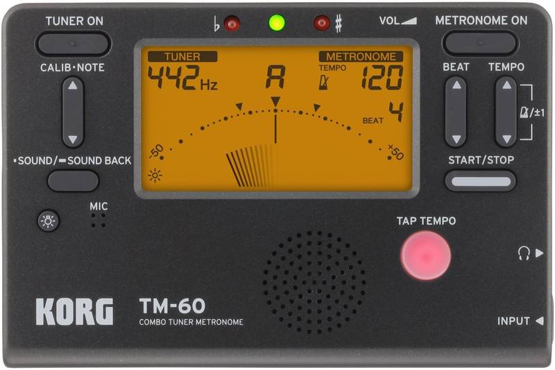 

Тюнеры и метрономы KORG TM-60-BK 86908